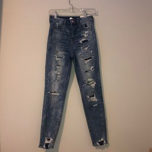 American Eagle hi rise jeans